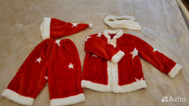 Костюм деда мороза детский