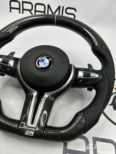 М руль BMW F15 F16 F30 F32 M3 M4 карбон анатомия