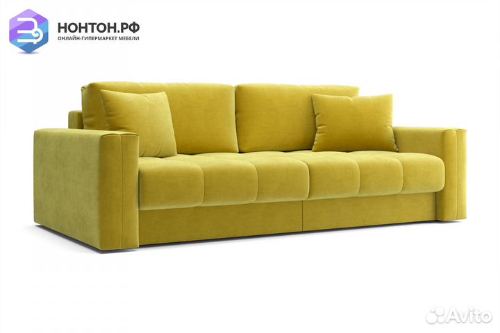 Диван тик-так Монарх горчичный