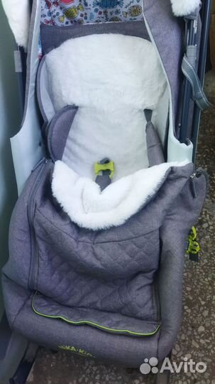 Детские санки коляска nika