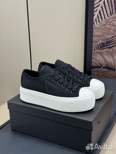 Prada кеды женские на платформе