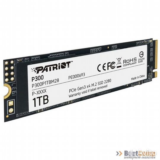 Жесткий диск SSD M.2 1TB Patriot P300 P300P1TBM28