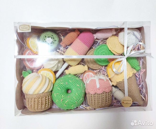 Набор вязаных сладостей