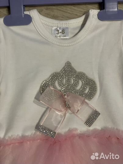 Боди с юбочкой и мягкими туфельками