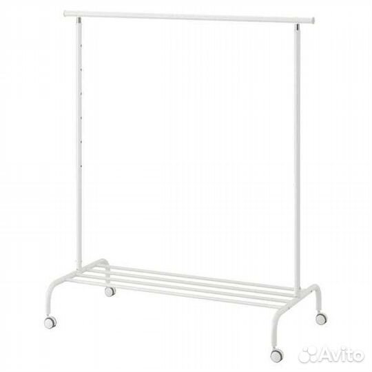 Вешалка напольная Ригга, IKEA белая