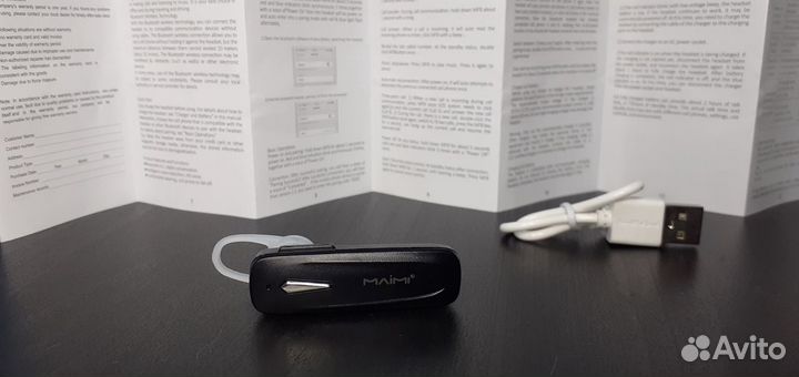 Блютуз гарнитура maimi Premium. Качество звука HD