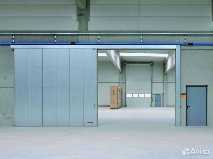 Откатные противопожарные ворота EI60 / EI90