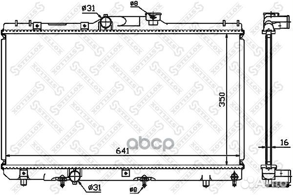 Радиатор 10-25189-SX Stellox