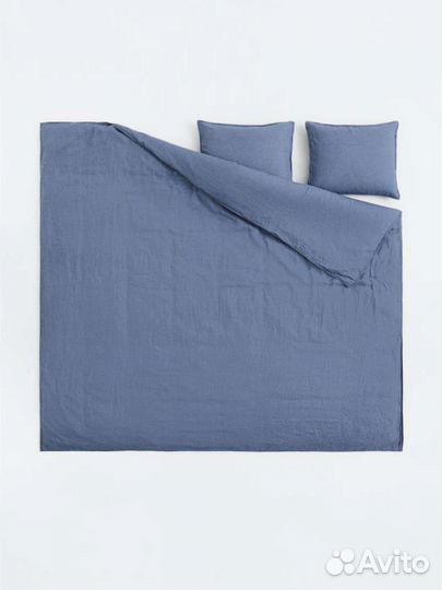 HM home постельное бельë 200*200 лëн Premium