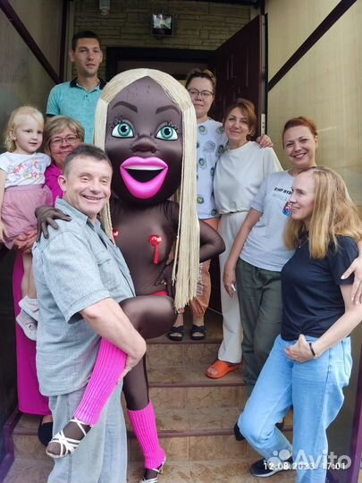 Шоу ростовых кукол, шуточный стриптиз