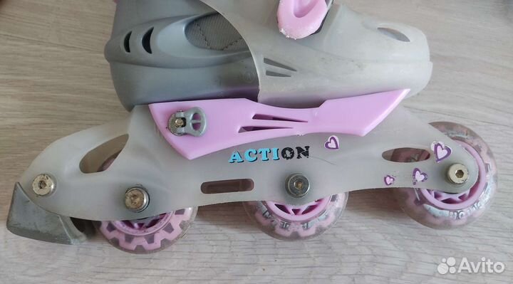 Роликовые коньки детские с защитой