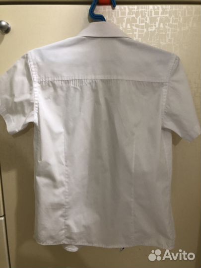 Рубашка школьная 134