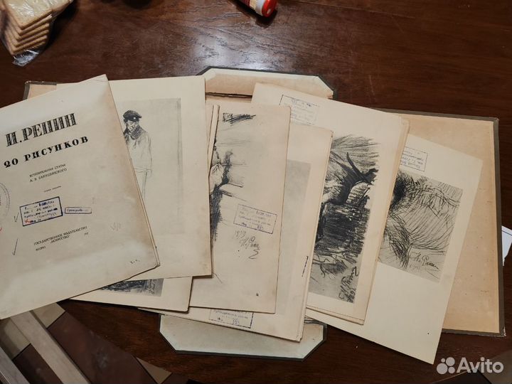 Репин 20 рисунков 1937г