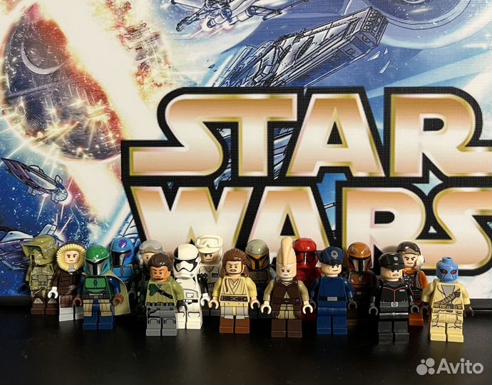 Lego Star Wars minifigures(17шт)