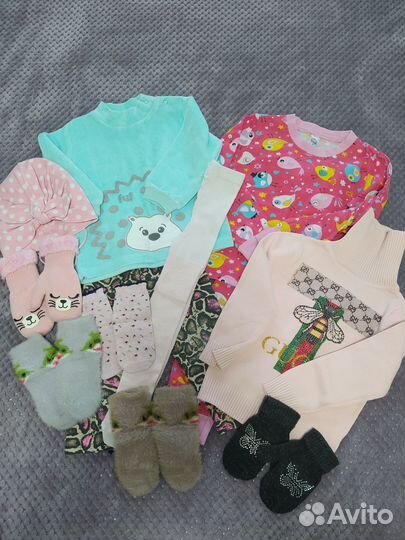 Пакет одежды для девочки 3-4 года
