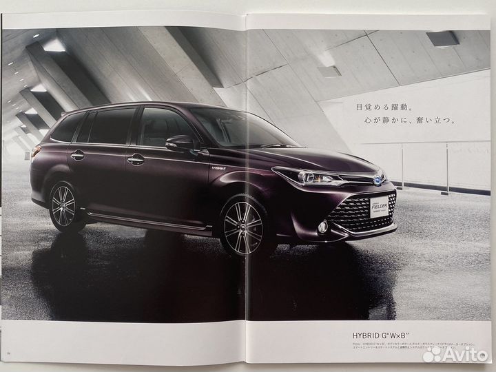 Дилерский каталог Toyota Corolla Fielder 2015