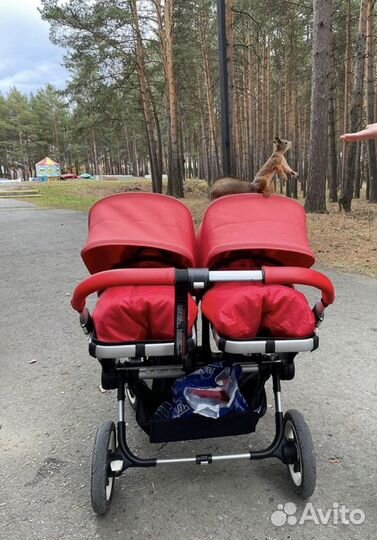 Коляска для двойни или погодок bugaboo donkey 2