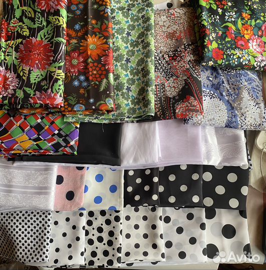 Ткань шелк, драпы пальтовые СССР