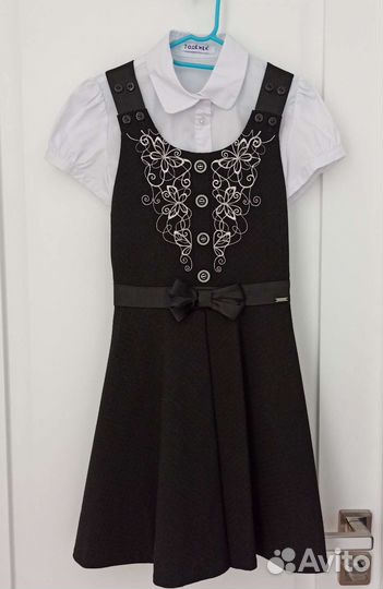 Сарафан + блузка 130 в отличном состоянии