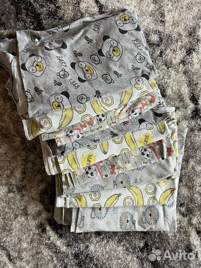 Пеленки трикотажные 9 штук