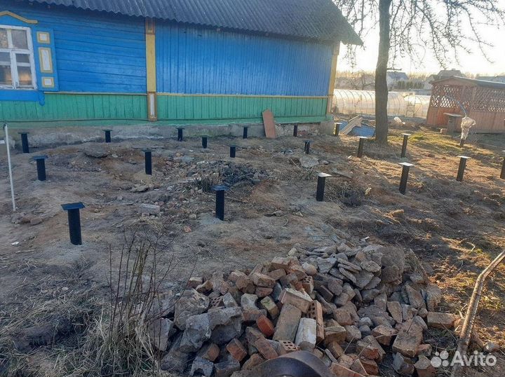 Винтовые сваи, доставка, монтаж