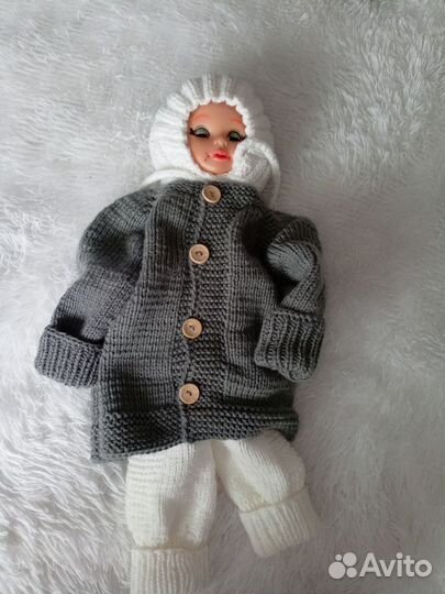 Вязаный костюм детский