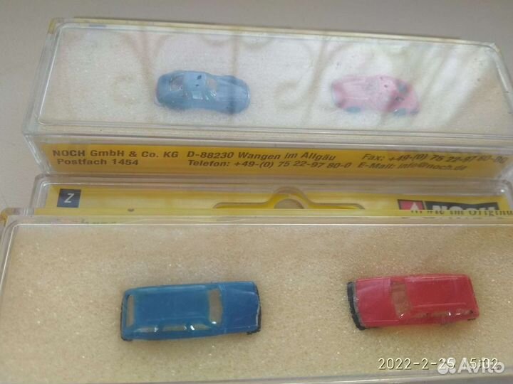 Модели авто на макет Z 1:220