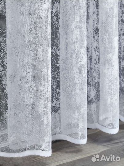 Тюль мрамор