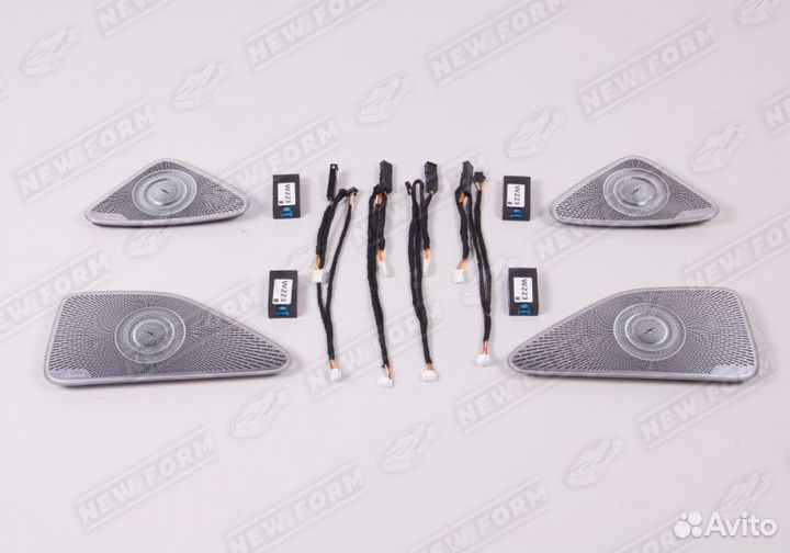 Сетки Burmester с подсветкой Mercedes S223