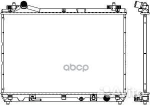 Радиатор системы охлаждения 34318502 Sakura