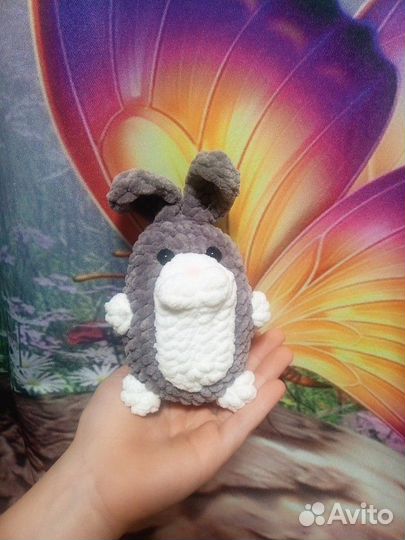 Капибара, котенок, зайка, паук - вязанные игрушки