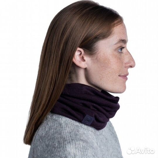 Теплый шерстяной шарф-труба Buff Wool heavyweight