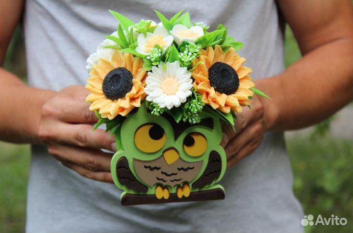 Букет на 1 сентября из мыла