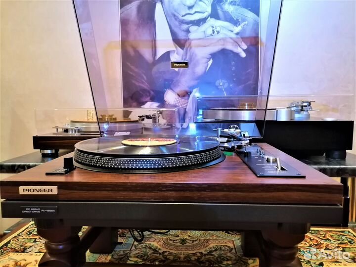 Pioneer PL-1200A. Проигрыватель+шелл+голова+игла