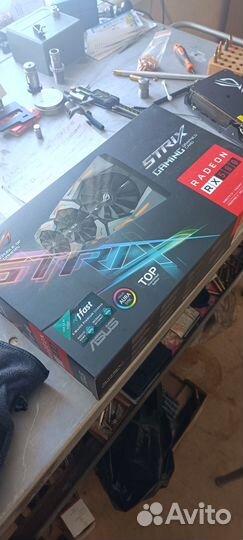 Продам видеокарту rx 580 Strix