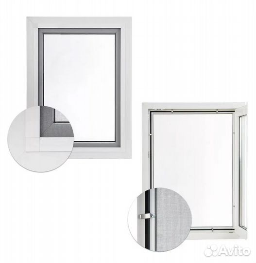 Москитная сетка алюминиевая