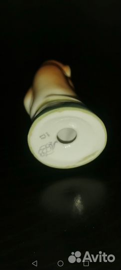 Фарфоровая статуэтка обезьянка лфз