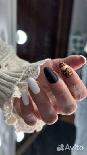Маникюр гель лак наращивание