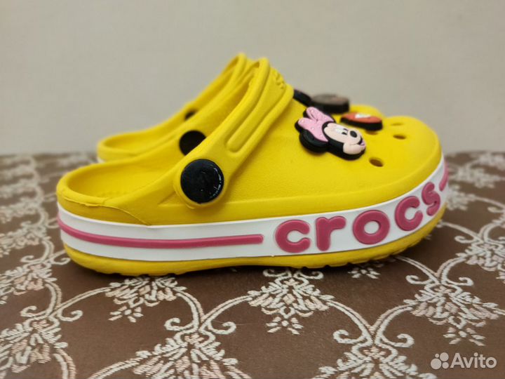 Crocs детские с10 (27р.) желтые