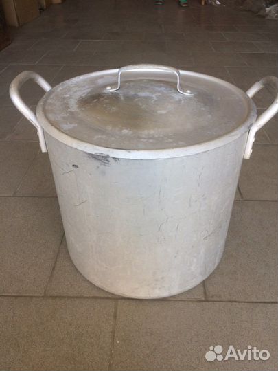 Бак алюминиевый пищевой 30 литров новый