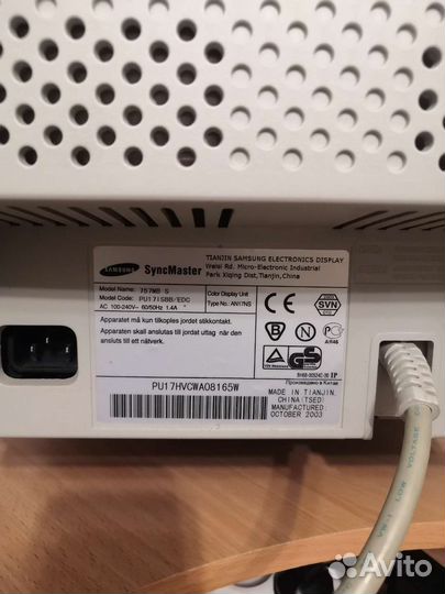 Монитор Samsung syncmaster 757