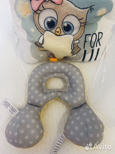 Подушка детская под шею в автокресло 0+