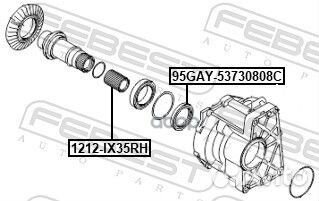 Полуось правая 28x432x28 1212IX35RH Febest