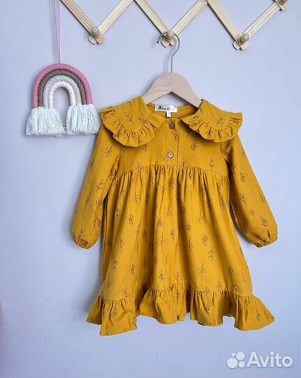 Платье из теплого хлопка