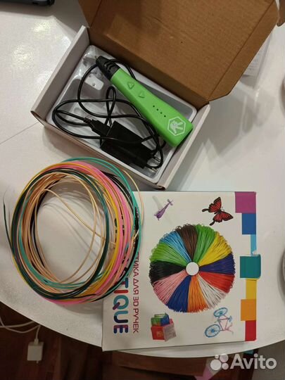 3 d ручка с цветным пластиком