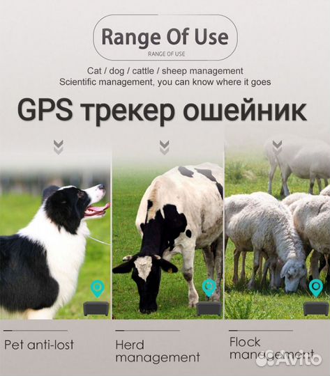 Gps трекер ошейник для животных