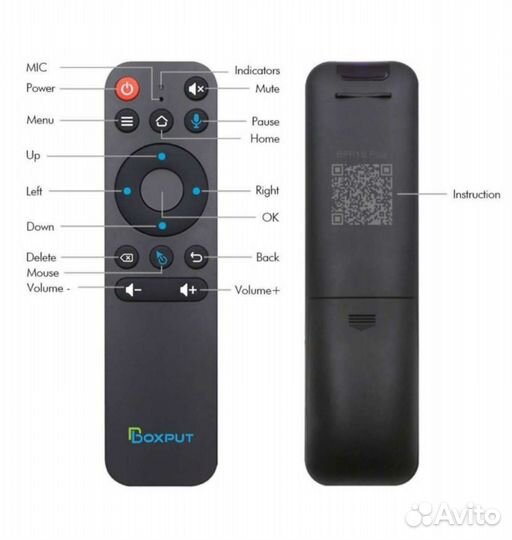 Пульт ду вt bpr1s Plus BLE 5,0 Air Mouse голосовое