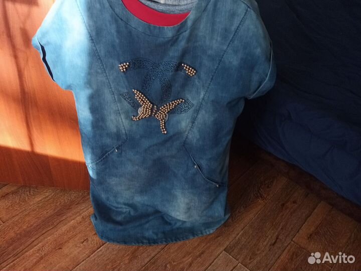 Джинсовое платье