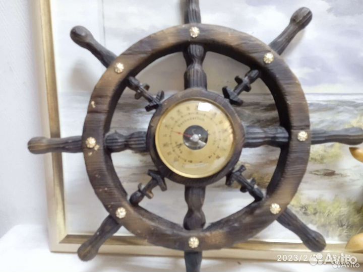 Барометр штурвал Германия и СССР