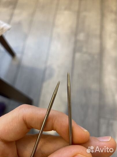 Спицы круговые 40 см, 2,25 мм и 2,75мм